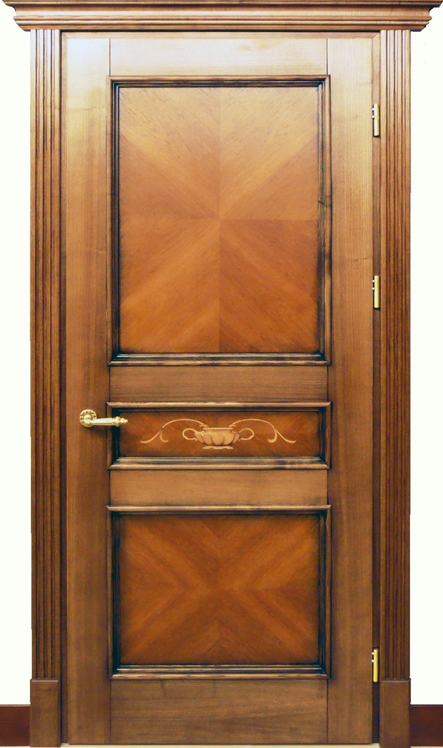 Двери межкомнатные деревянные, модель Горшочек