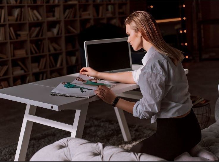 Стол трансформер Оплот в положении письменного стола, стол для ноута