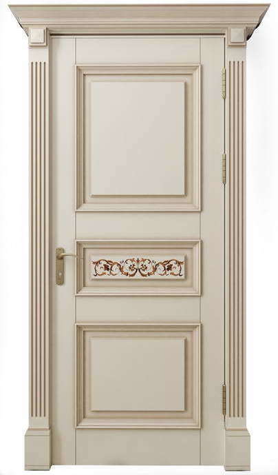 Двери белые с порталом, коллекция Версаль